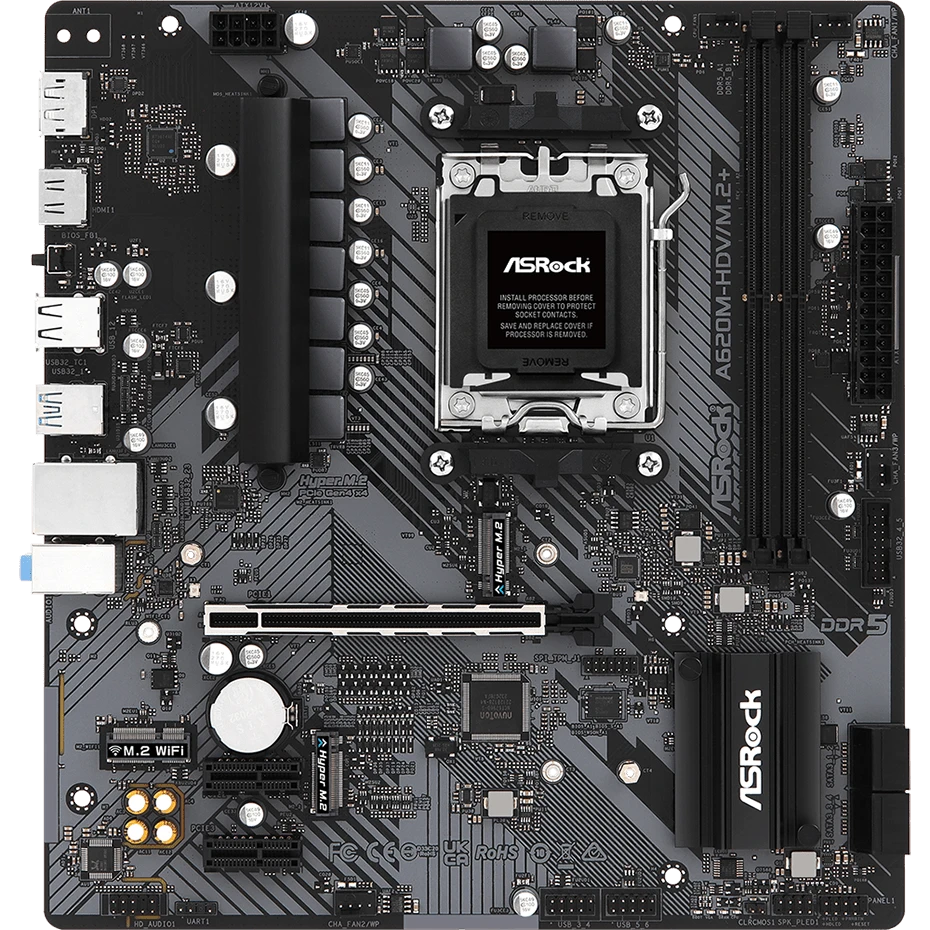 Материнская плата ASRock A620M-HDV/M.2+