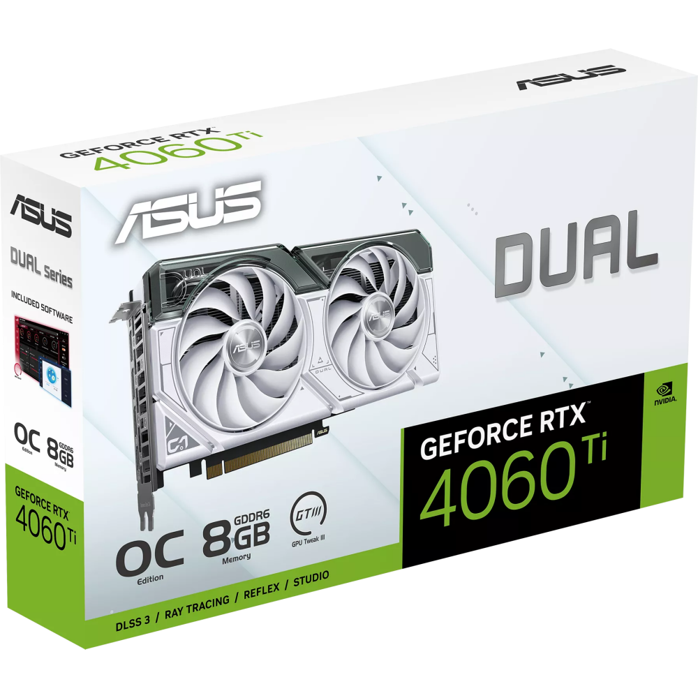 Видеокарта NVIDIA GeForce RTX 4060 Ti ASUS 8Gb (DUAL-RTX4060TI-O8G-WHITE) - фото 11