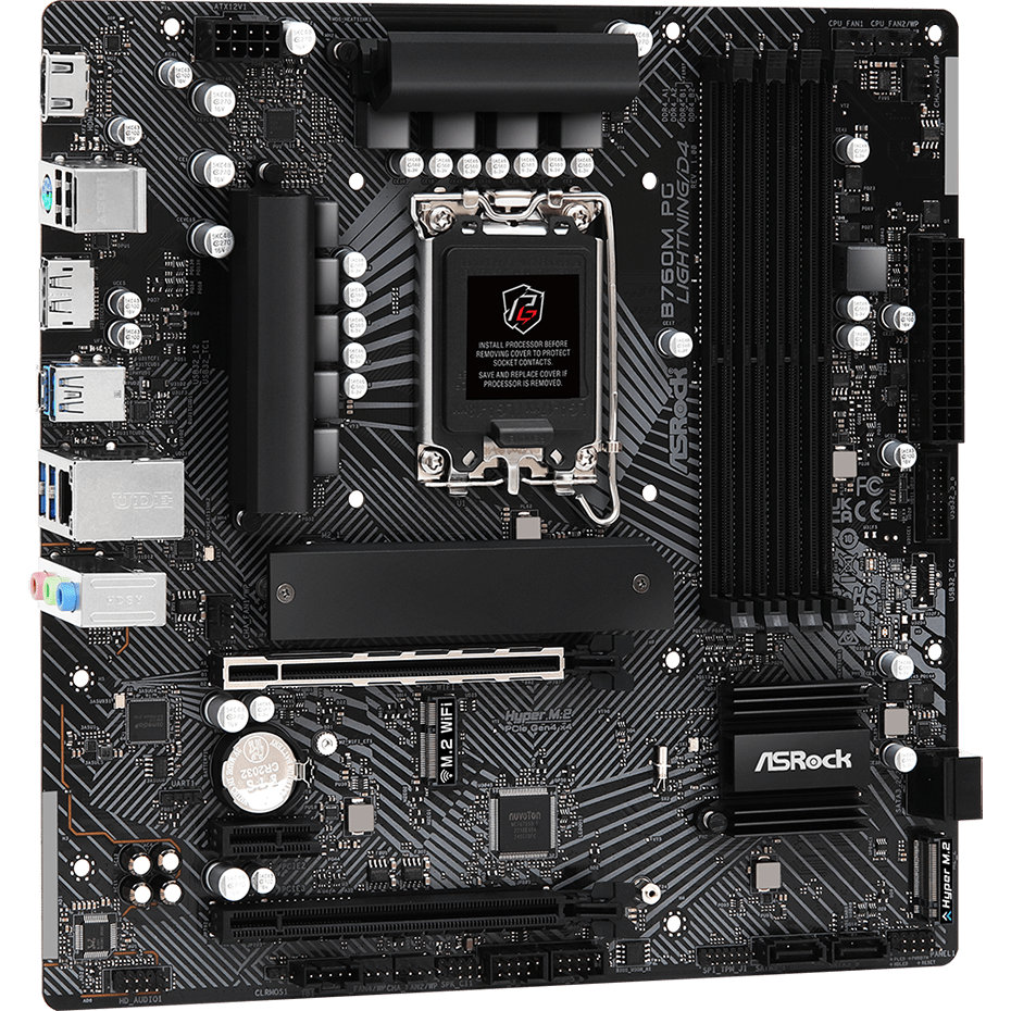 Материнская плата ASRock B760M PG Lightning/D4 - фото 3