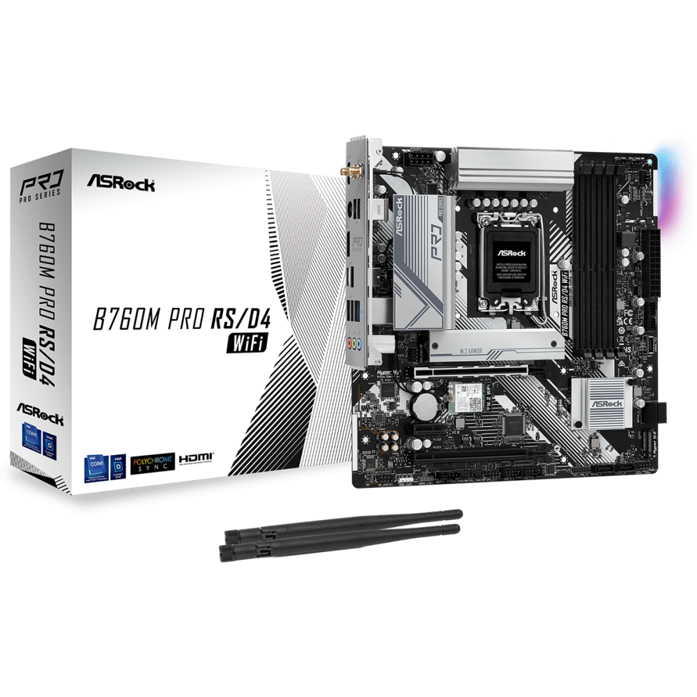 Материнская плата ASRock B760M PRO RS/D4 WIFI - фото 5