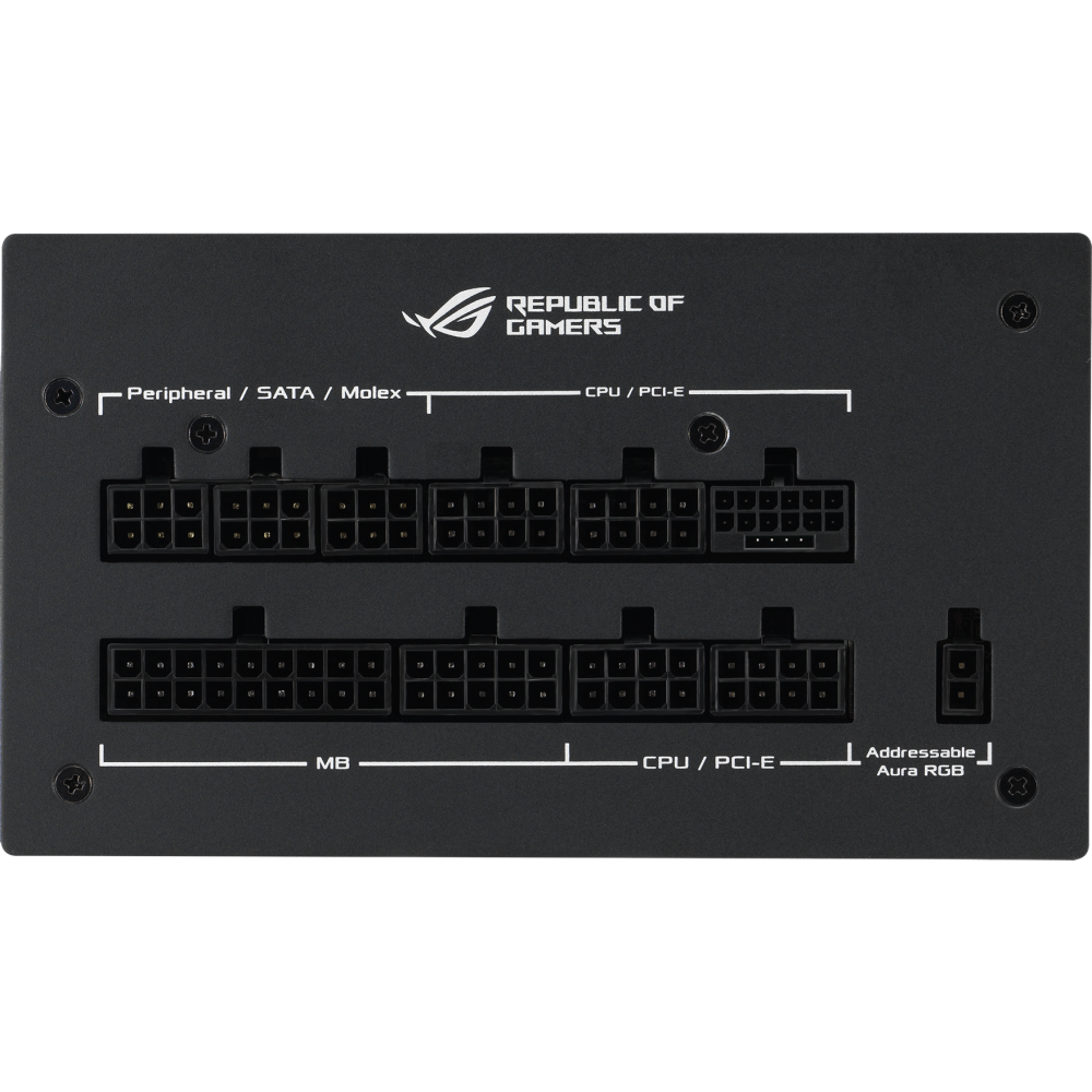 Блок питания 1000W ASUS ROG STRIX Gold Aura Edition (ROG-STRIX-1000G-AURAGAMING) - 90YE00P1-B0NA00 - фото 6