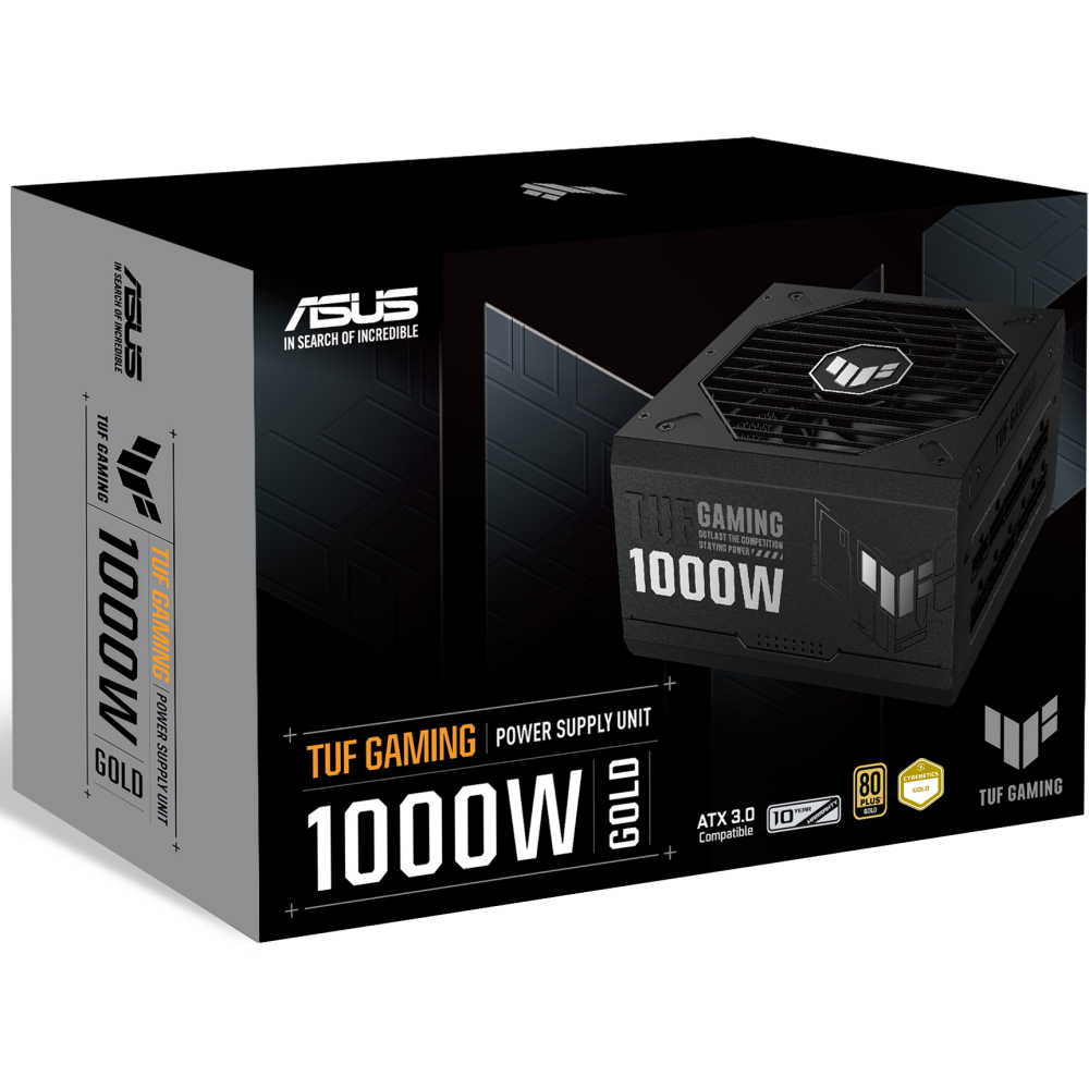 Блок питания 1000W ASUS TUF Gaming 1000W Gold (TUF-GAMING-1000G) - 90YE00S1-B0NA00 - фото 4