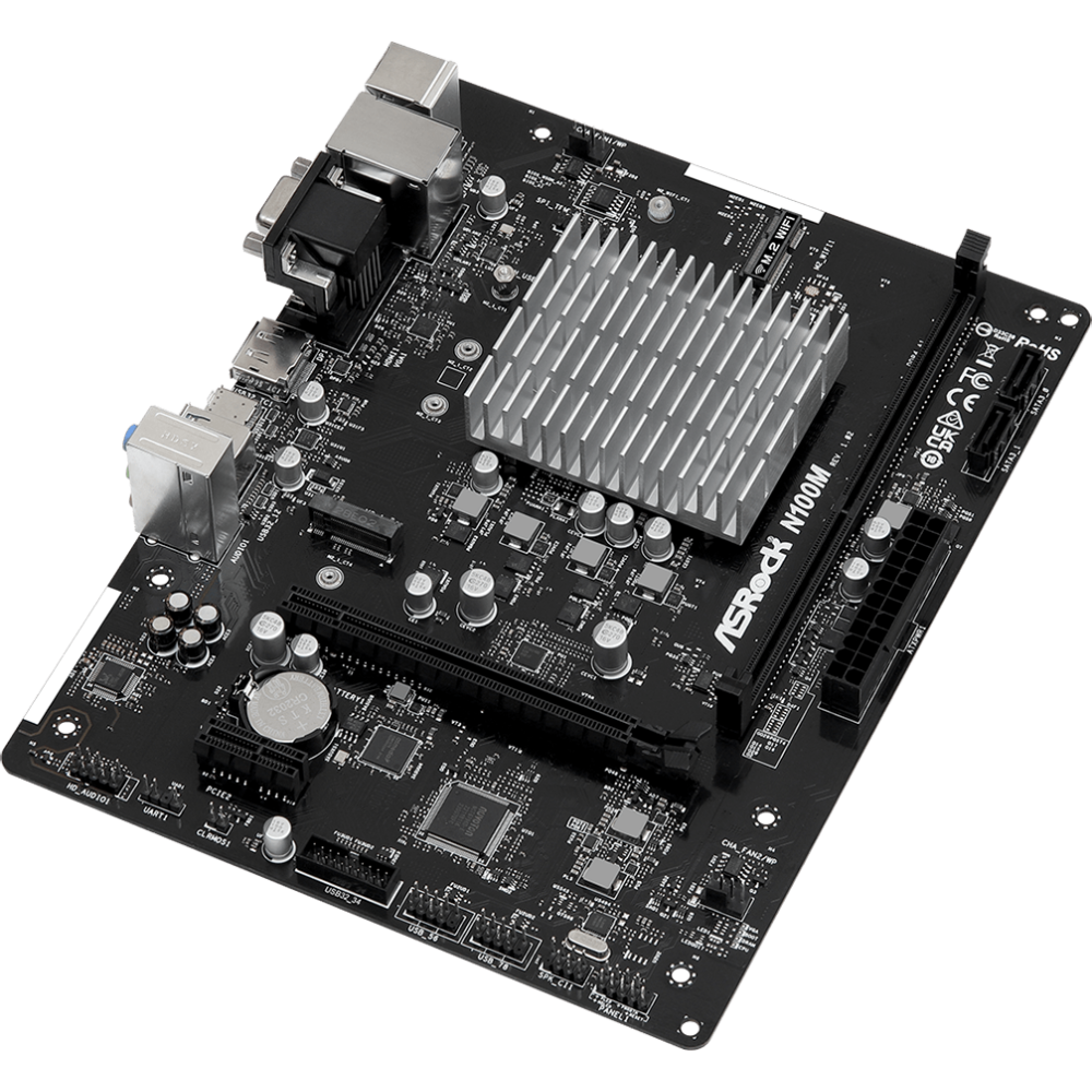 Материнская плата ASRock N100M + Intel N100 onboard - фото 2