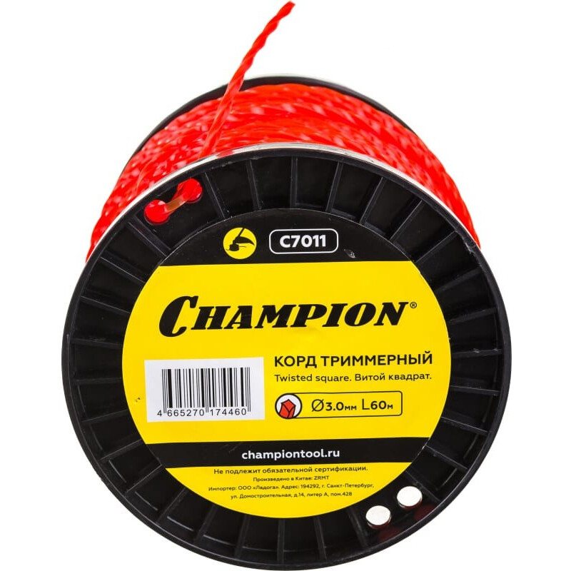 Леска для триммера CHAMPION C7011 - фото 2