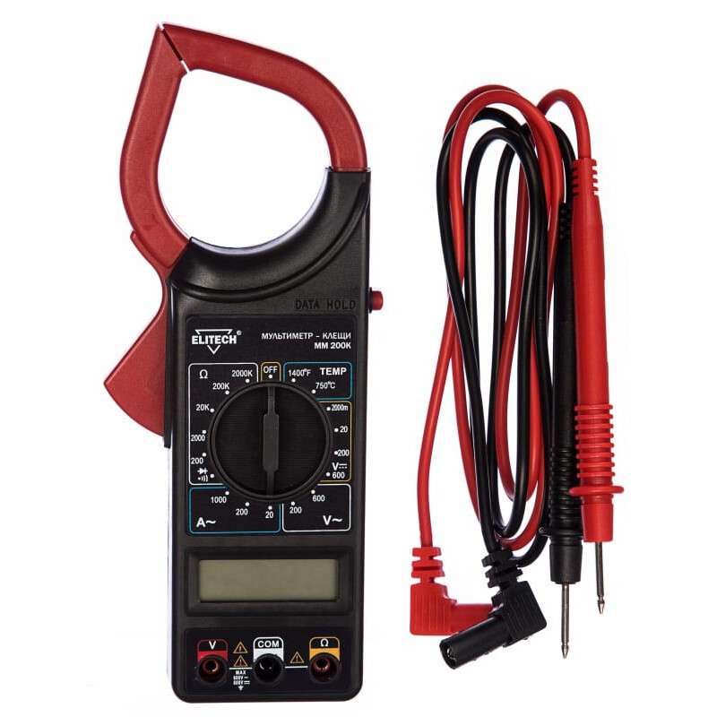 Токоизмерительные клещи Elitech ММ 200К - 182086