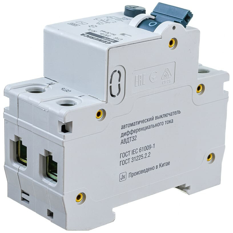 Автоматический выключатель дифференциального тока IEK MAD25-5-016-C-30 - фото 2