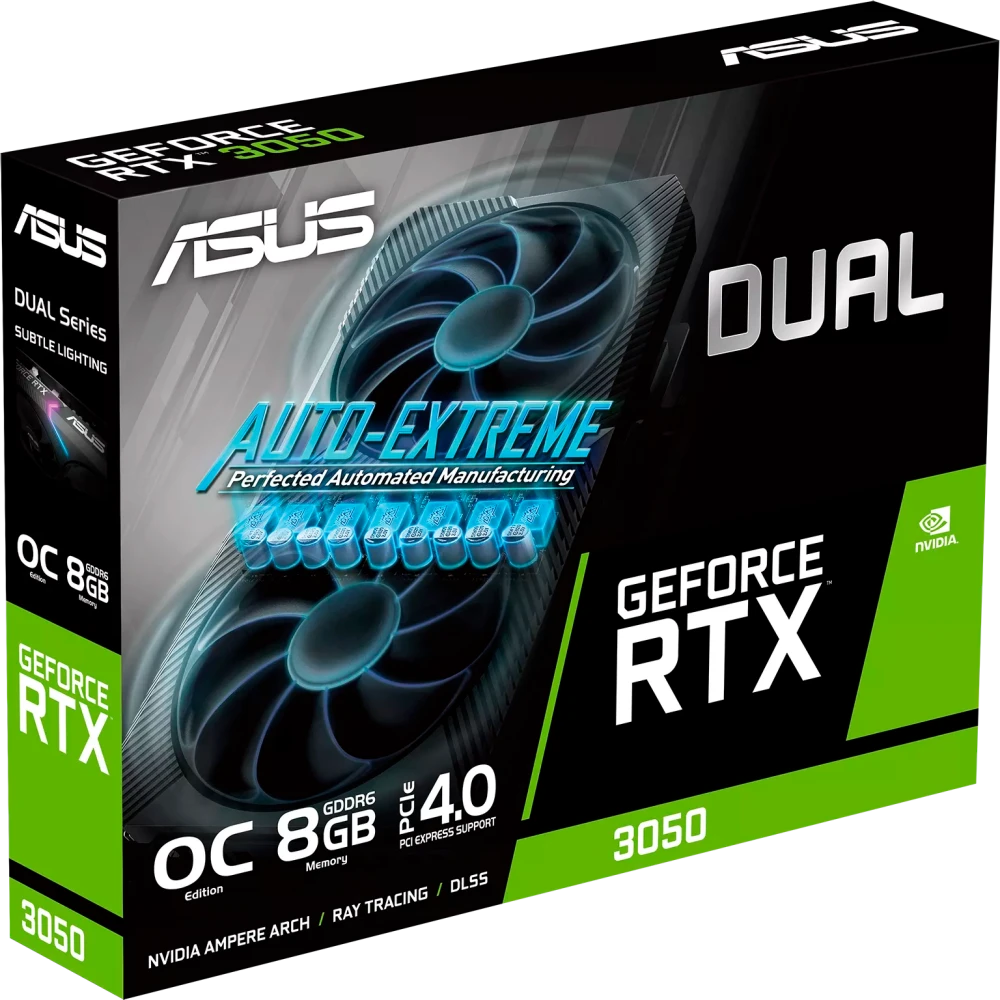 Видеокарта NVIDIA GeForce RTX 3050 ASUS 8Gb (DUAL-RTX3050-O8G-V2) - фото 8
