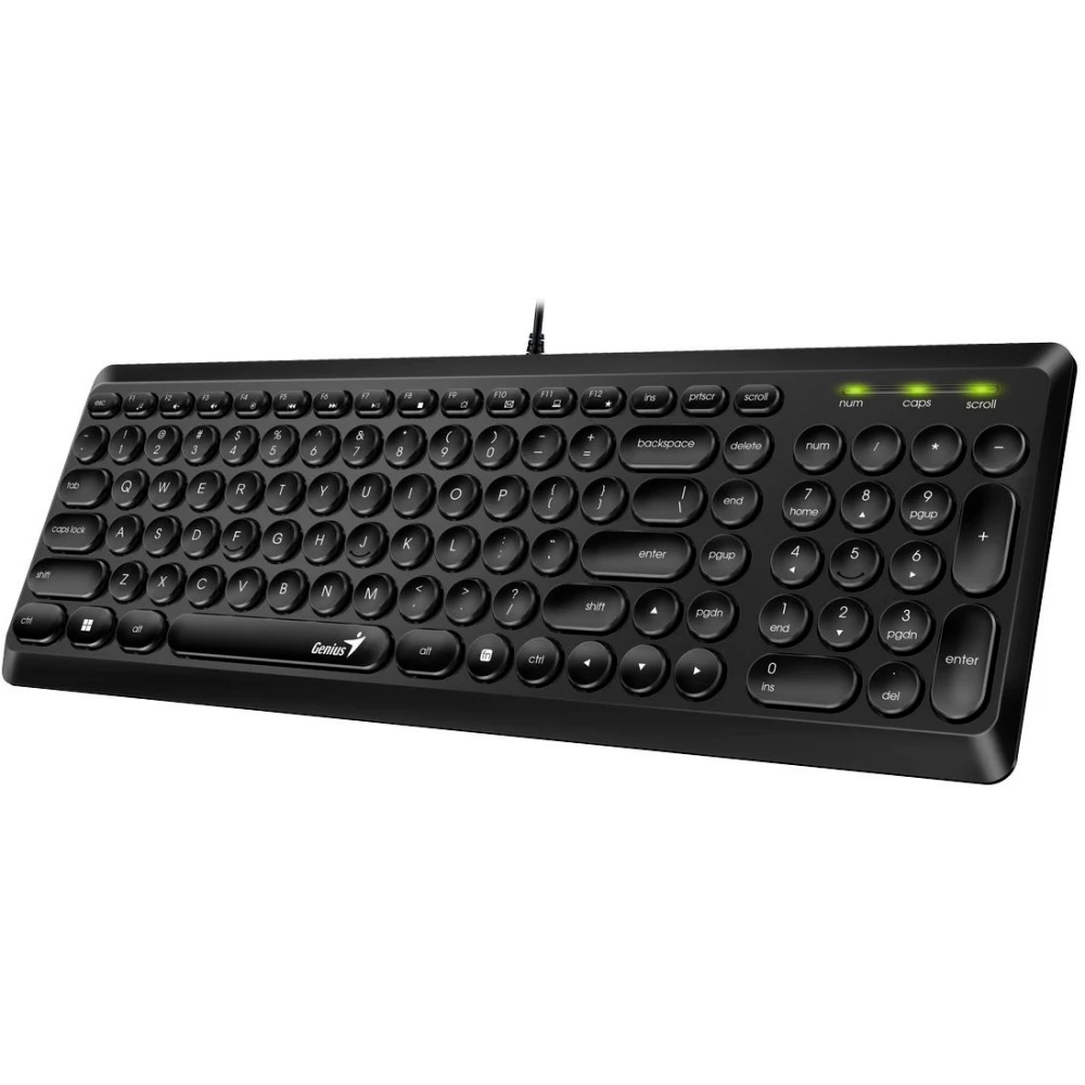 Клавиатура Genius SlimStar Q200 Black - 31310020402 - фото 2