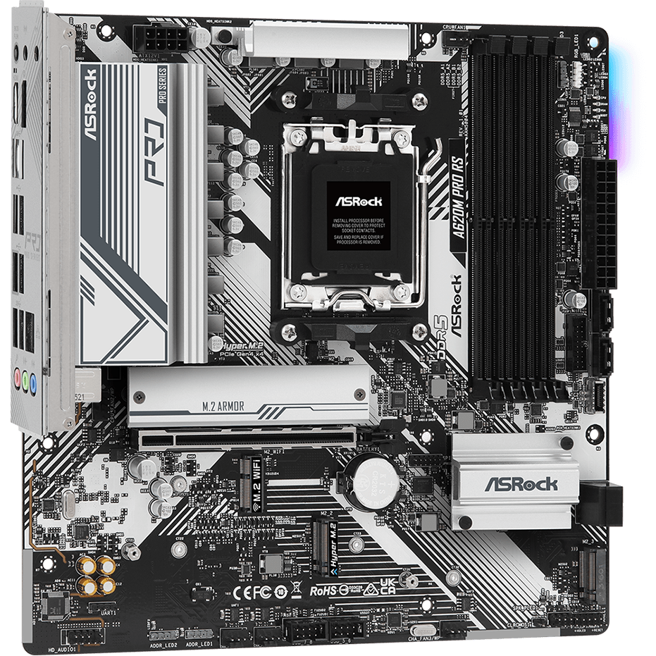 Материнская плата ASRock A620M PRO RS - фото 3