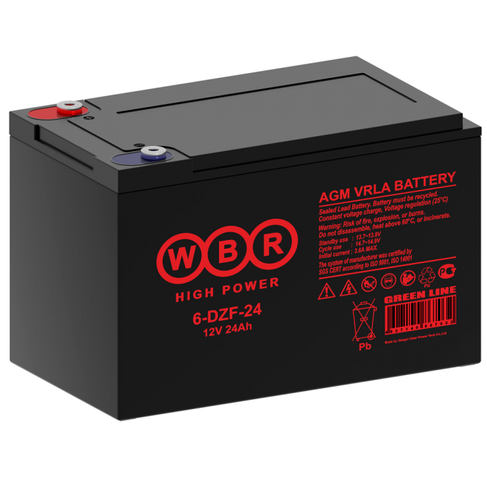 Аккумуляторная батарея WBR 6-DZF-24
