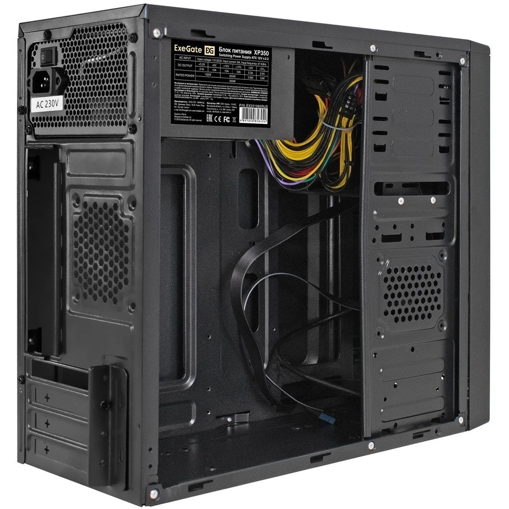 Корпус ExeGate MA-401 500W Black - EX295158RUS - фото 2