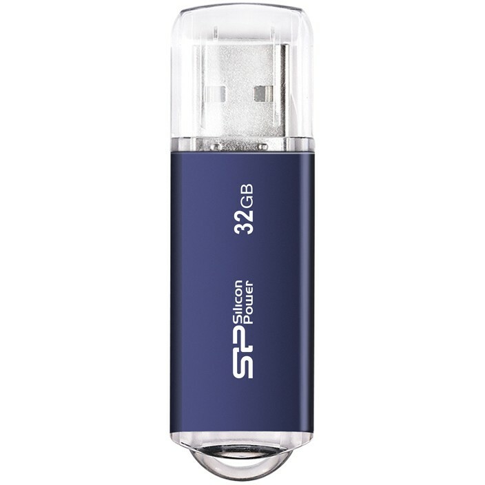 USB Flash накопитель 32Gb Silicon Power Ultima II I-series Blue (SP032GBUF2M01V1B)