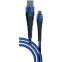 Кабель USB - USB Type-C, 1м, BoraSCO 38505 Blue - фото 2