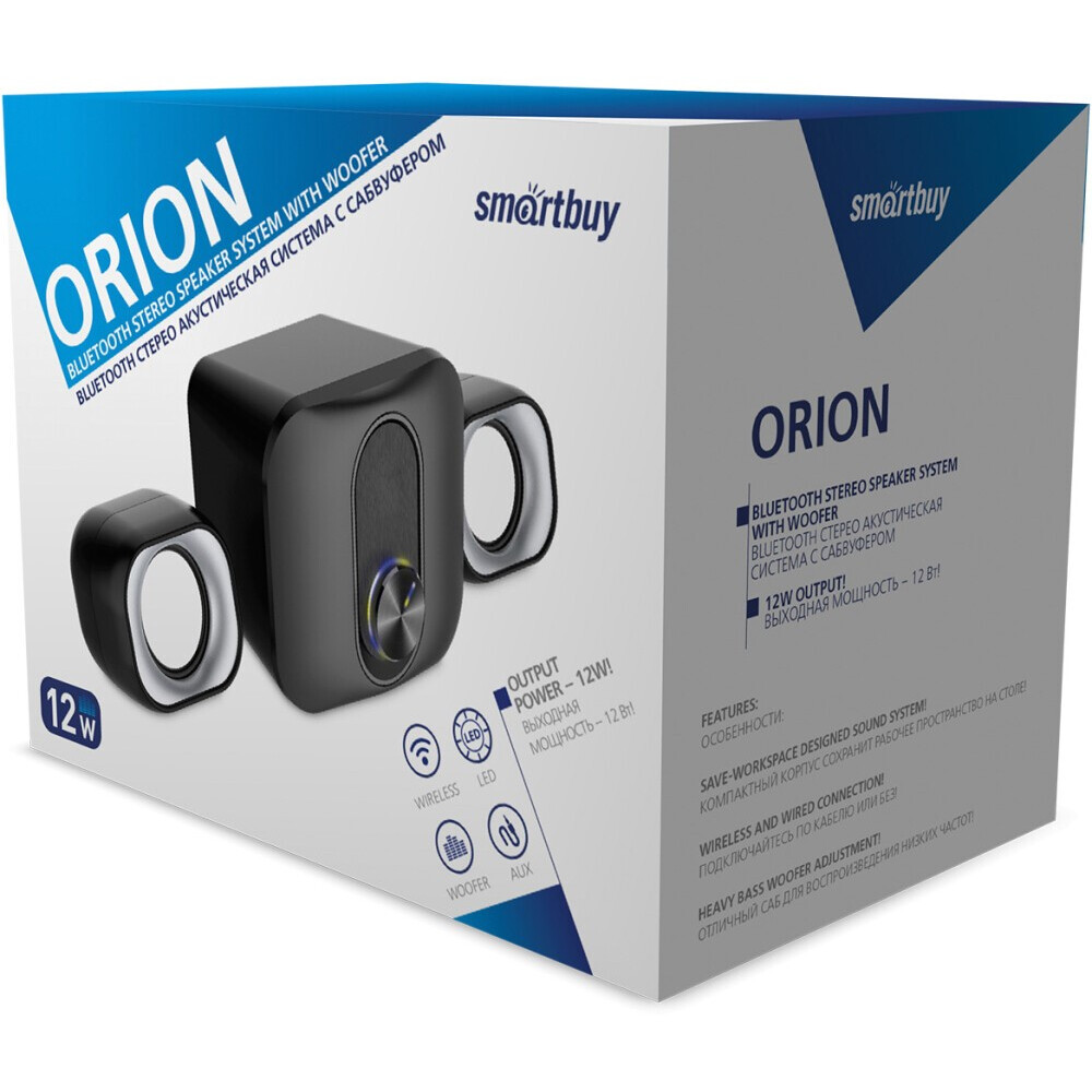 Колонки SmartBuy ORION Black (SBA-4400) - фото 3