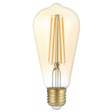 Филаментная лампочка Gauss Filament ST64 Golden 2400K (8 Вт, E27) (157802008)