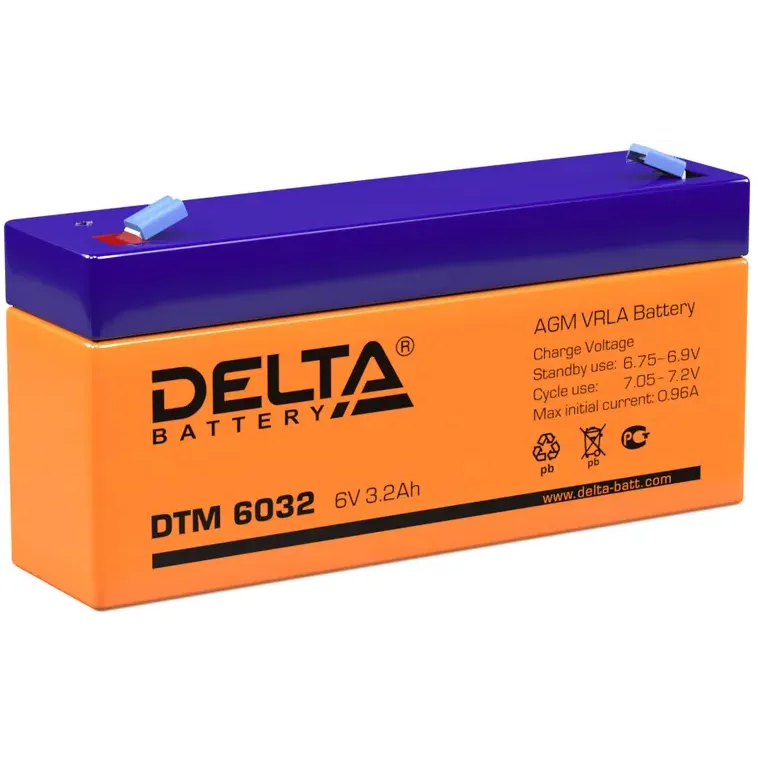 Аккумуляторная батарея Delta DTM6032