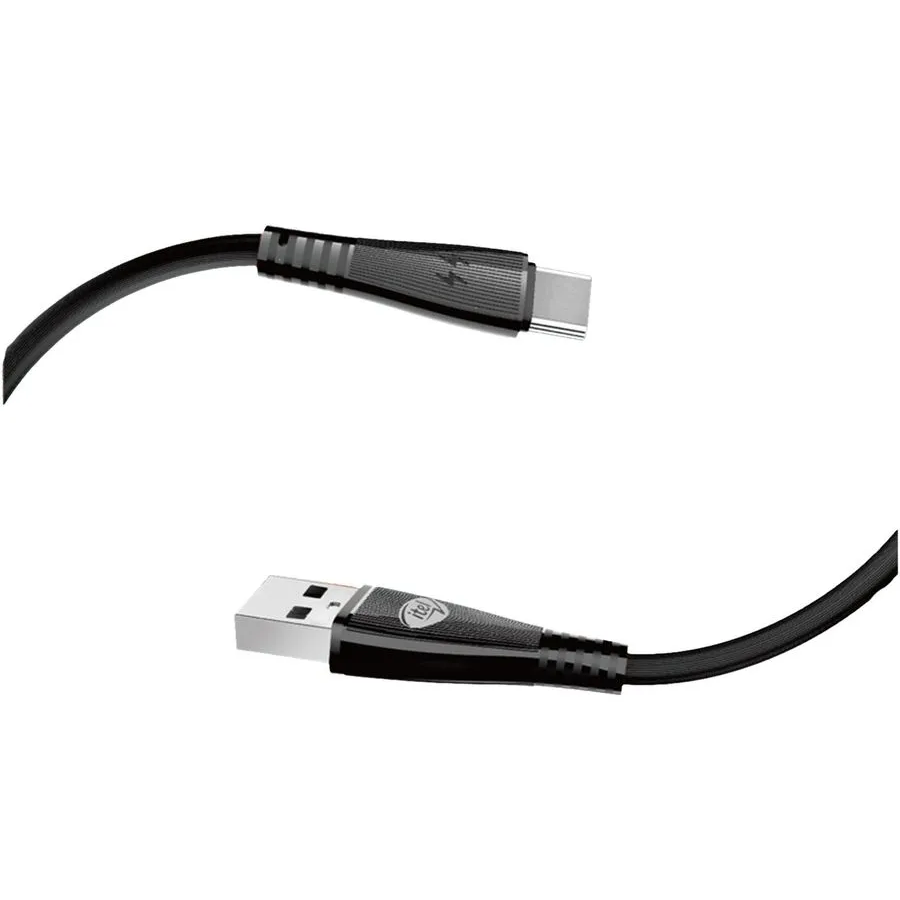 Кабель USB - USB Type-C, 1м, itel C21s Black - ICD-C21s
