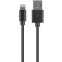 Кабель USB - Lightning, 1м, PREMIER 6-703 1.0BK Black