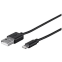 Кабель USB - Lightning, 1м, PREMIER 6-703 1.0BK Black - фото 2