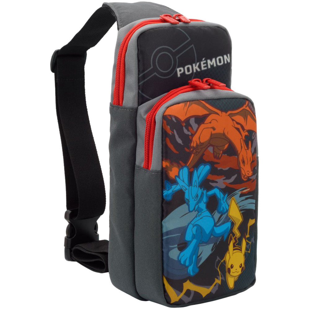 Сумка Hori Adventure Pack Lucario, Pikachu для Nintendo Switch