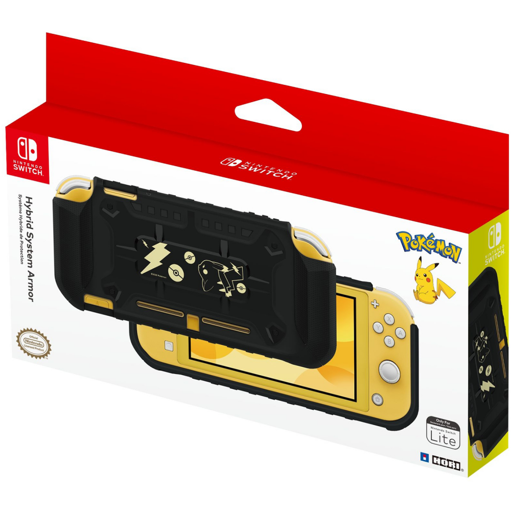 Чехол Hori Hybrid system armour Pikachu Black & Gold для Nintendo Switch - NS2-077U - фото 4