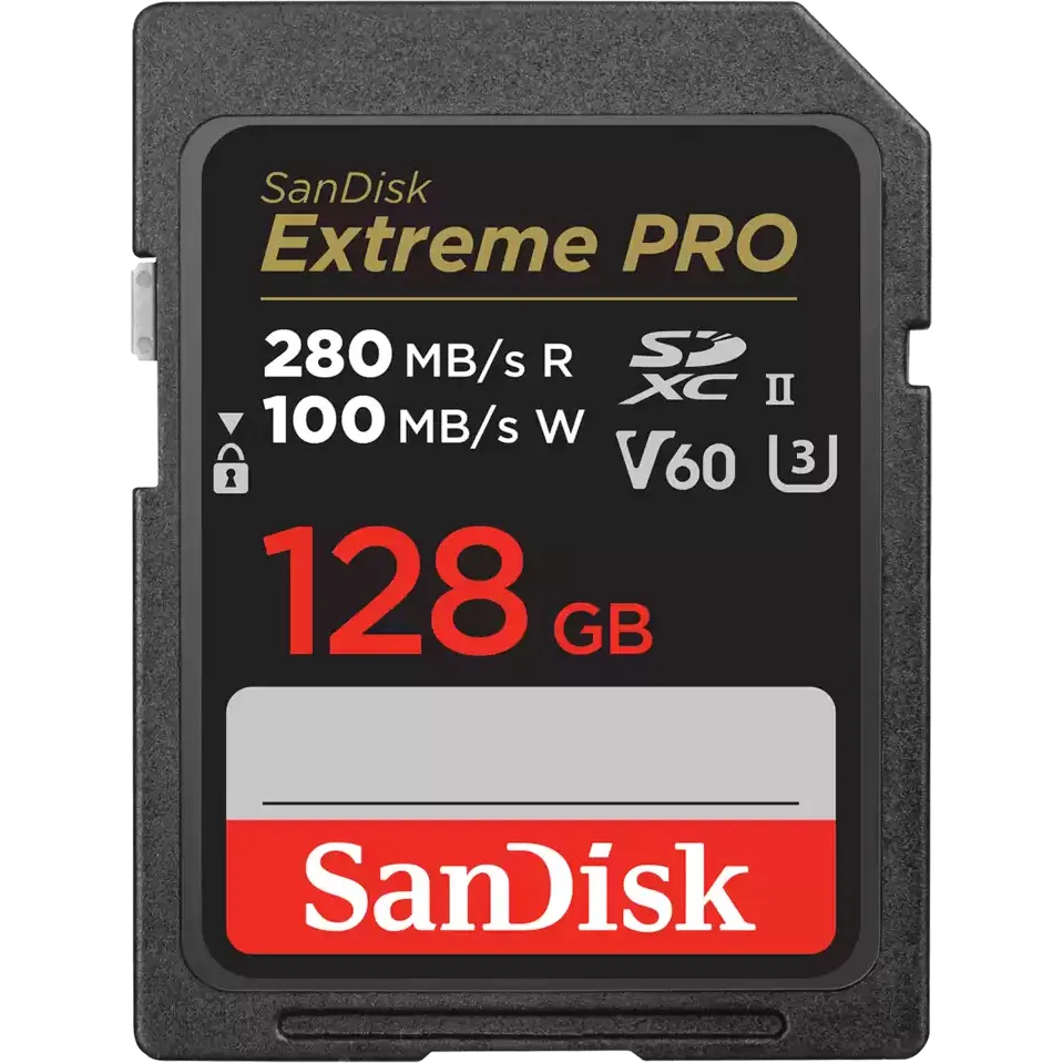 Карта памяти 128GB SD SanDisk Extreme Pro (SDSDXEP-128G-GN4IN)