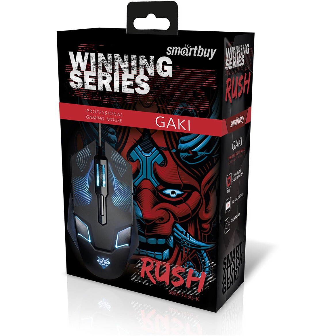 Мышь SmartBuy SBM-743G-K - фото 3