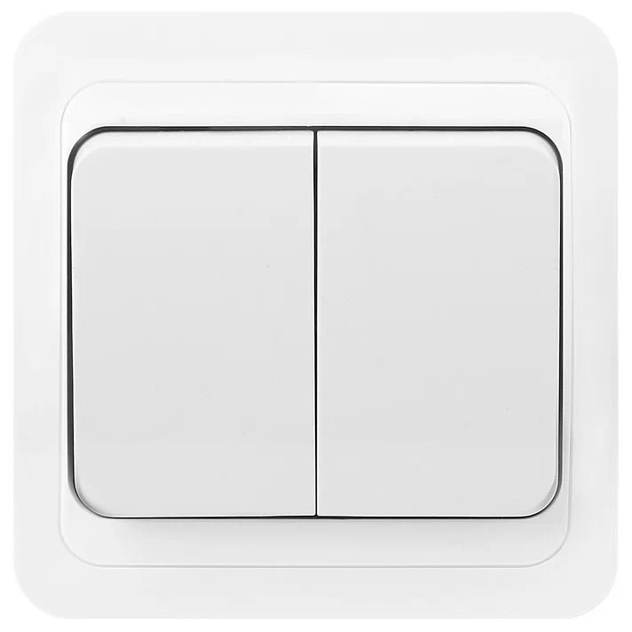 Выключатель SmartBuy SBE-02w-10-SW2-0