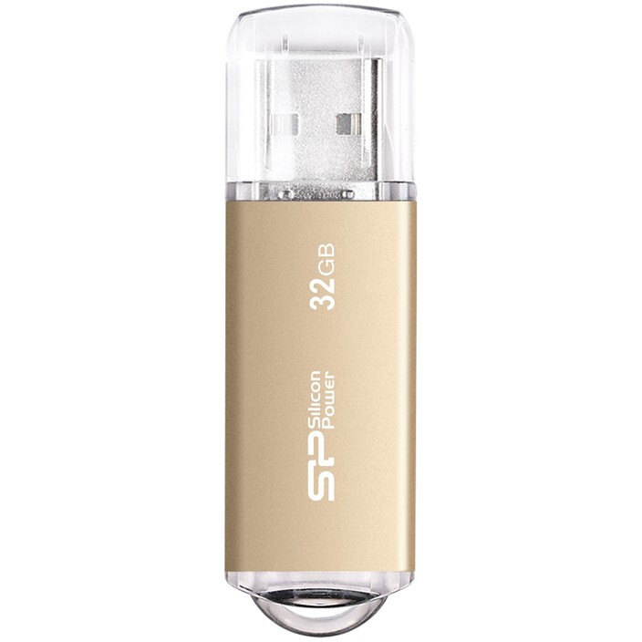 USB Flash накопитель 32Gb Silicon Power Ultima II I-series Champagne (SP032GBUF2M01V1C)