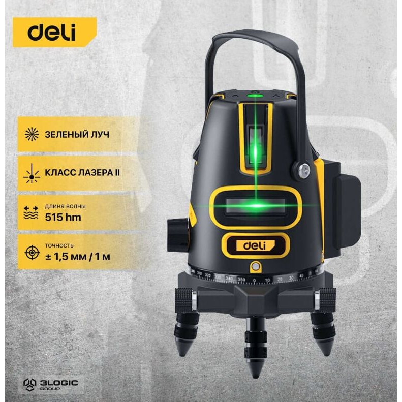 Нивелир Deli DL332302 - фото 8