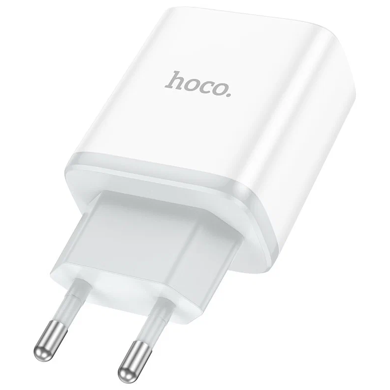 Сетевое зарядное устройство HOCO C105A White - 6931474782946 - фото 2