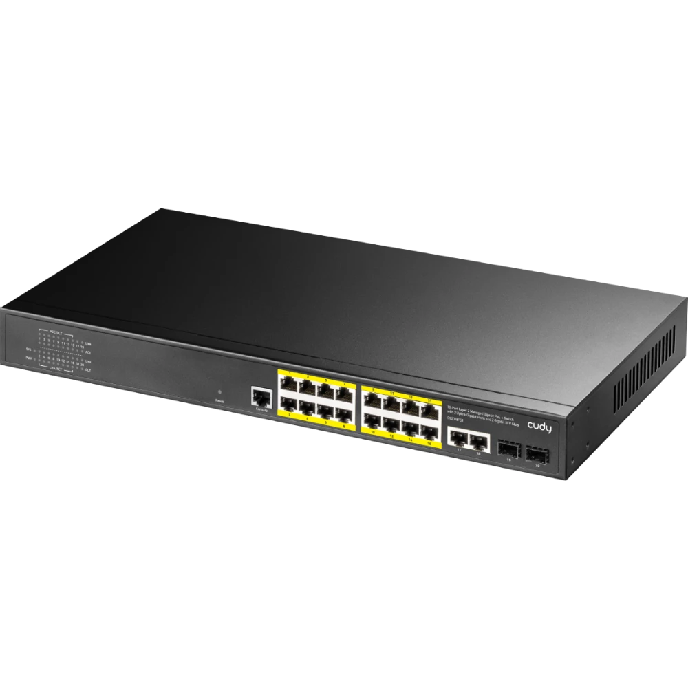 Коммутатор (свитч) Cudy GS2018PS2-200W - фото 2