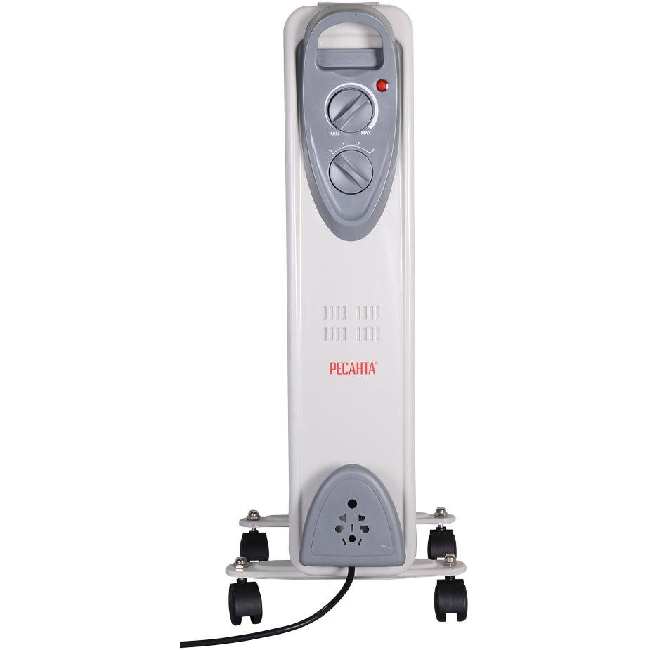 Масляный радиатор Ресанта ОМ-9А 2000W White - 67/3/16 - фото 2