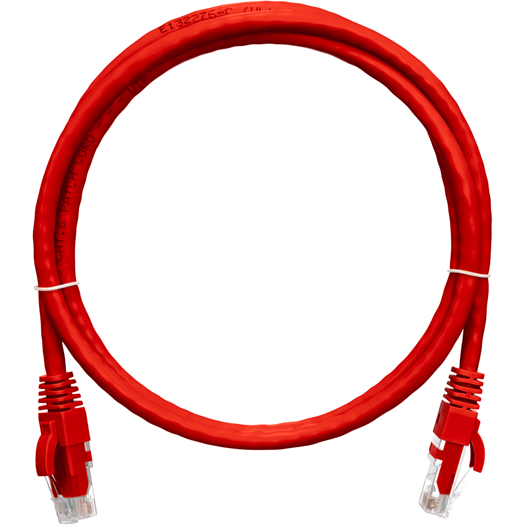 Патч-корд NIKOMAX NMC-PC4UE55B-001-C-RD, 0.15м