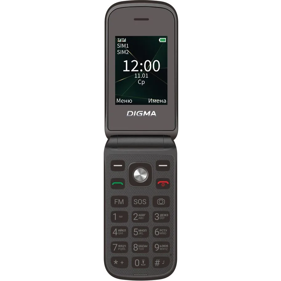 Телефон Digma VOX FS241 Black