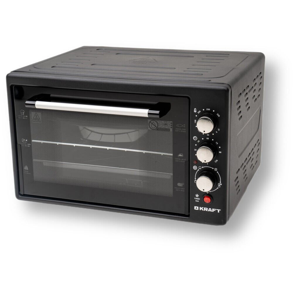 Мини-печь KRAFT KF-MO 3802 Black