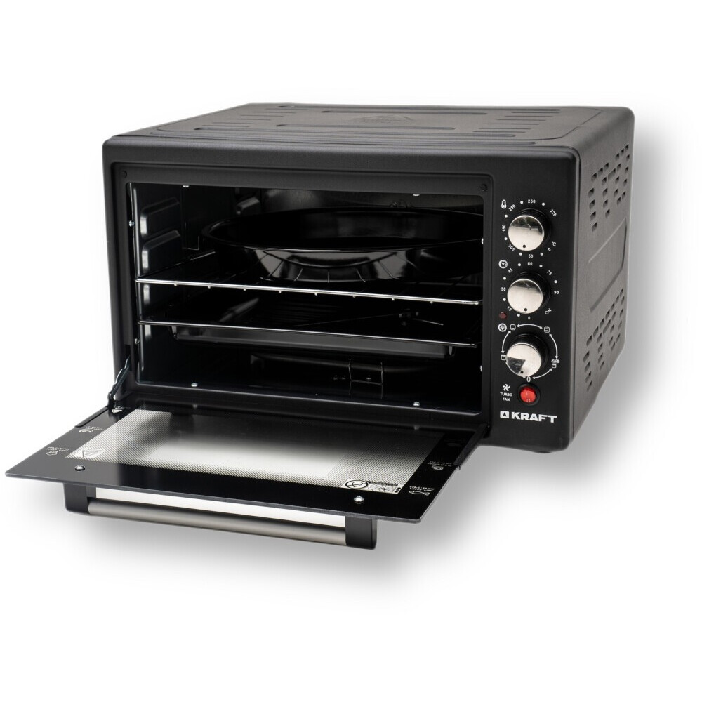 Мини-печь KRAFT KF-MO 3802 Black - KF-MO 3802 BL - фото 2