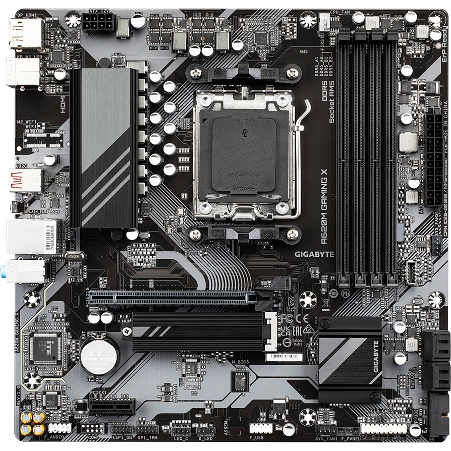 Материнская плата Gigabyte A620M GAMING X