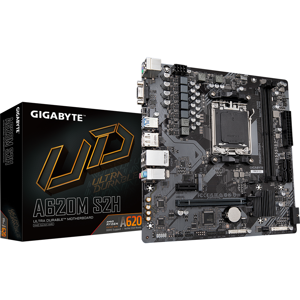 Материнская плата Gigabyte A620M S2H - фото 4