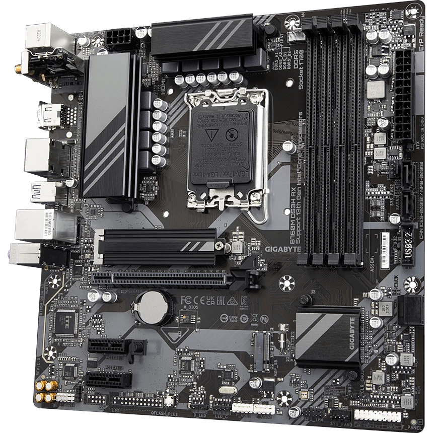 Материнская плата Gigabyte B760M DS3H AX - фото 2