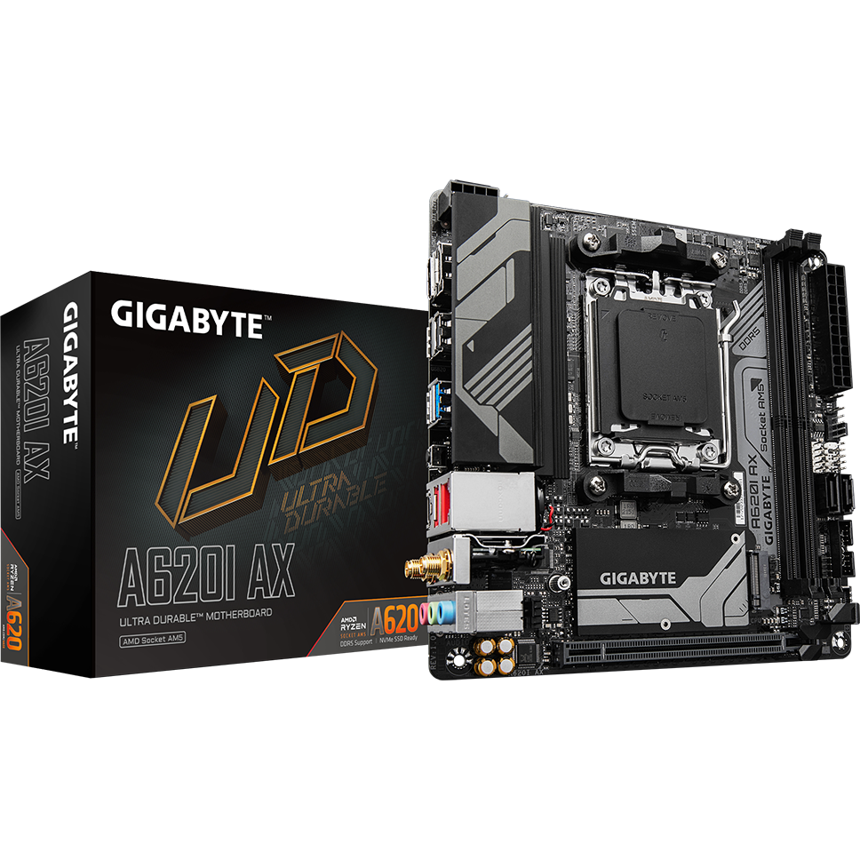 Материнская плата Gigabyte A620I AX - фото 4