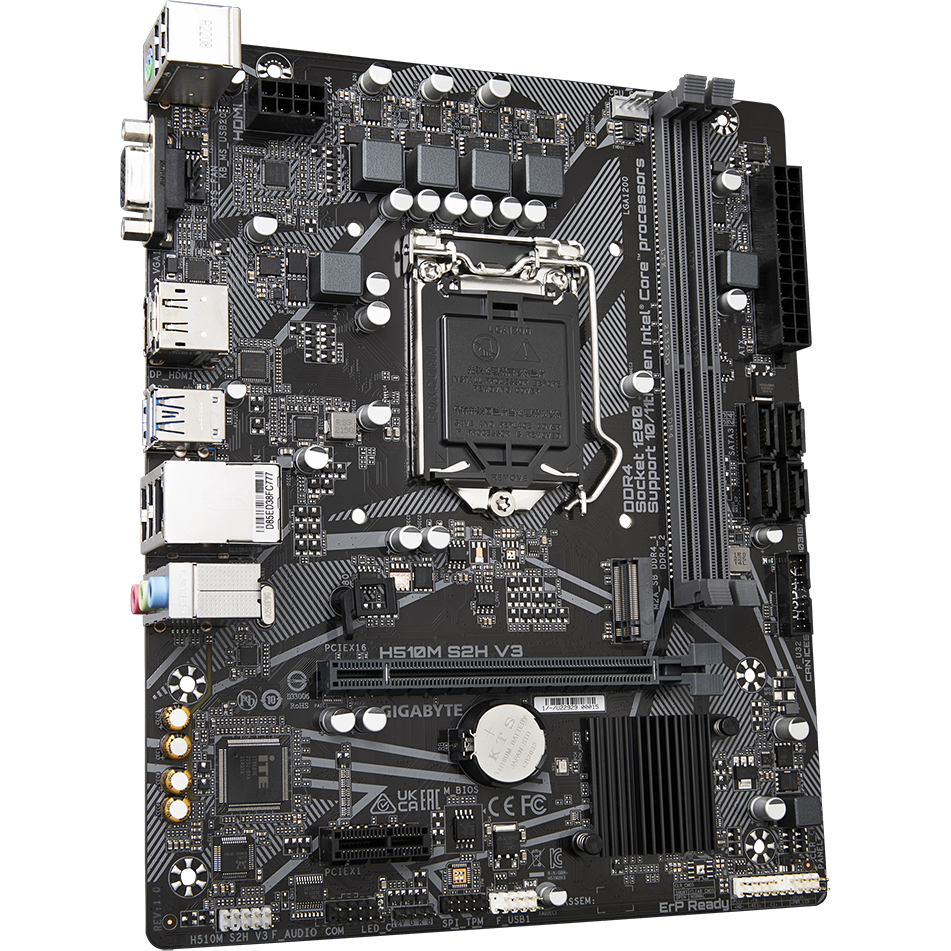 Материнская плата Gigabyte H510M S2H V3 - фото 2