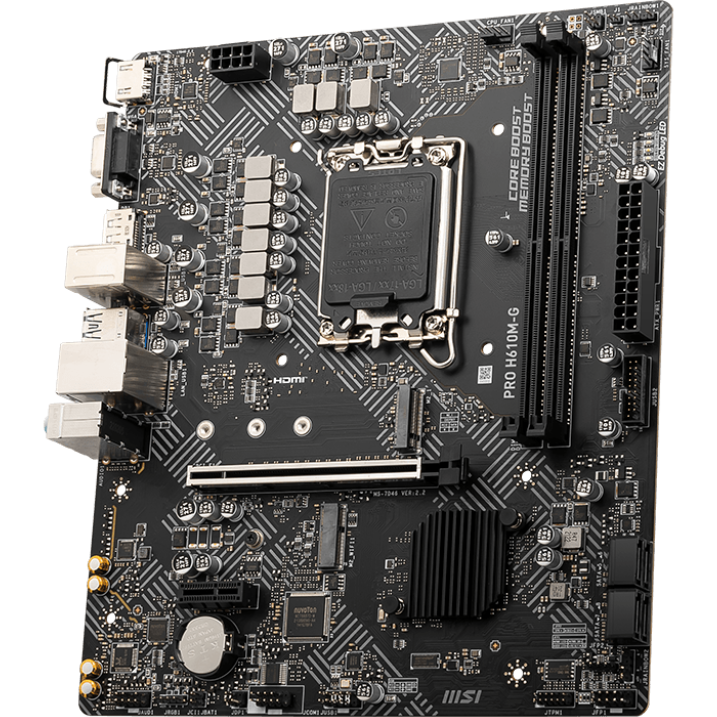 Материнская плата MSI PRO H610M-G - фото 2