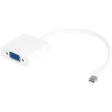 Переходник Mini DisplayPort (M) - VGA (F), 0.15м, Greenconnect GCR-MDP2VGA
