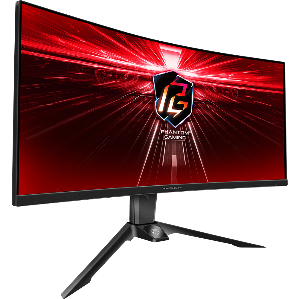 Монитор ASRock 34" Phantom Gaming PG34WQ15R2B - фото 2