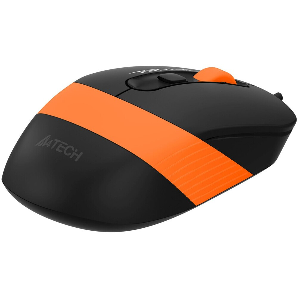 Мышь A4Tech Fstyler FM10S Black/Orange - фото 3