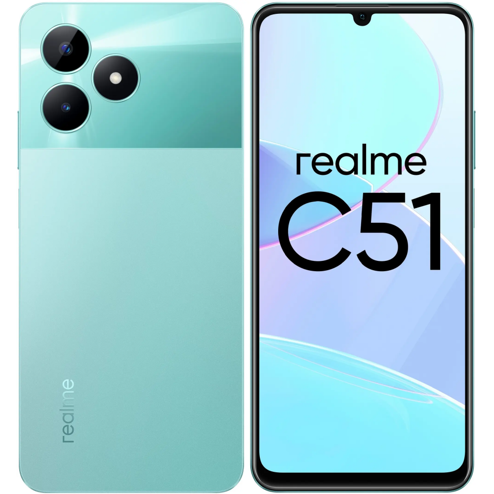 Смартфон Realme C51 4/128Gb Green - C51_RMX3830_Green 4+128