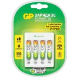 Зарядное устройство для аккумуляторов GP E411 + 4x AAA 1000mAh (GP E411/100AAAHCCS-2CR1)