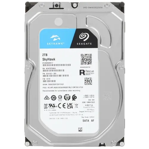 Жёсткий диск 2TB SATA-III Seagate SkyHawk (ST2000VX017)