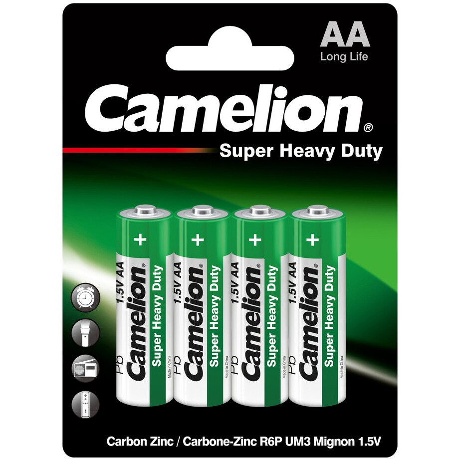 Батарейка Camelion Green (AA, 4 шт.) - R6P-BP4G